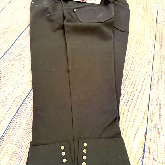 Dressy Tailored Black Cropped Pants Size 6-8  by Peter NygArd - Picture 2 of 7